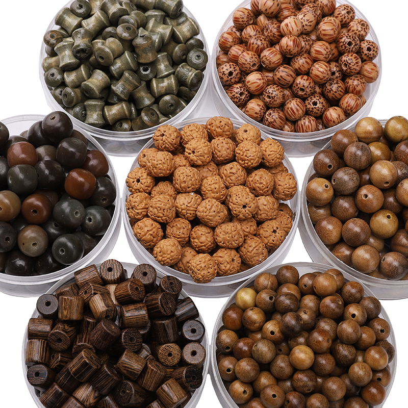 Body Jewelry Piercing - 1-130pcs Vintage Natural Wood Beads Wooden