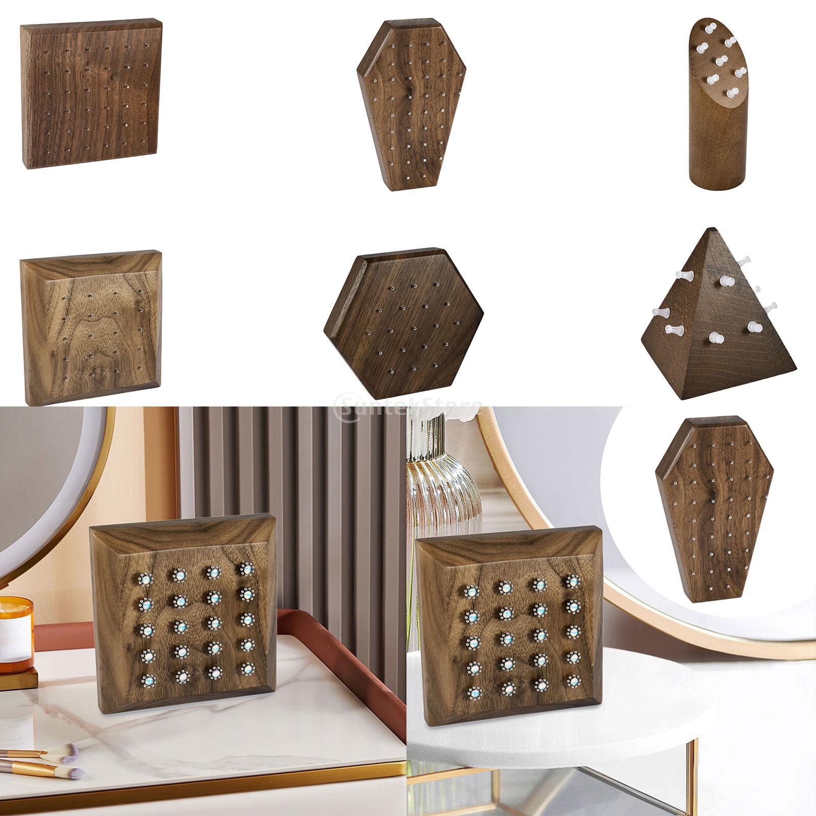 Body Jewelry Holder - Piercing Jewelry Stand Wood Ear Studs
