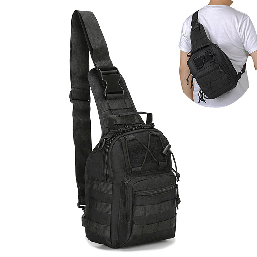 Body Jewelry Holder - Men Cross body Sling Backpack Shoulder