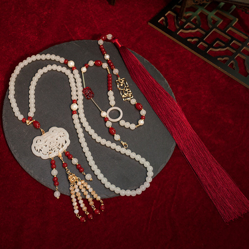 Body Jewelry Back - Backed Cloud, Yingluo, Versatile Tassel, Ancient
