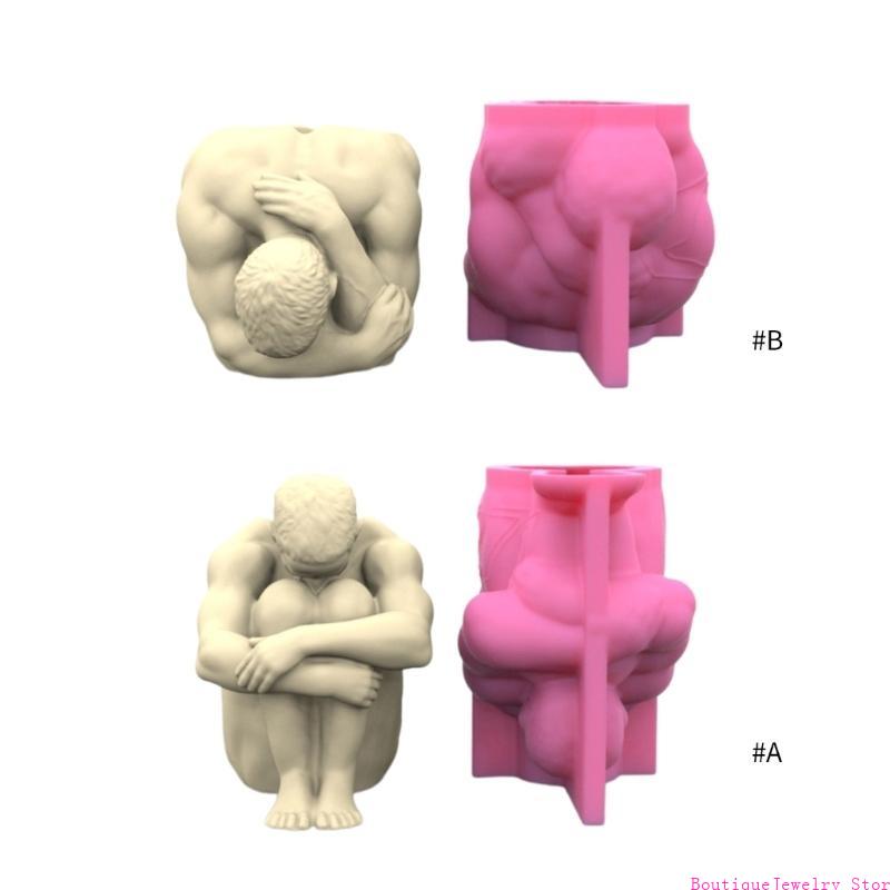 E1PE Candles Holder Resin Mold - Body Jewelry Holder avis et prix