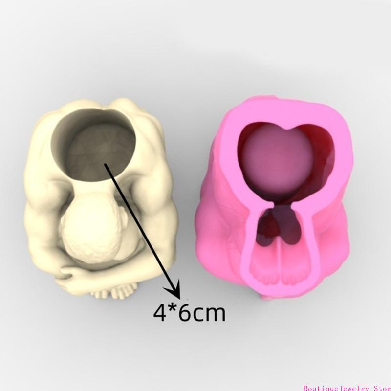 E1PE Candles Holder Resin Mold - Body Jewelry Holder avis et prix