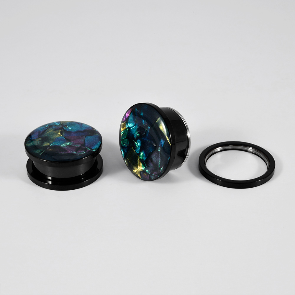 1PC Stainless Steel Mix Colors - Body Jewelry Ear Plugs avis et prix