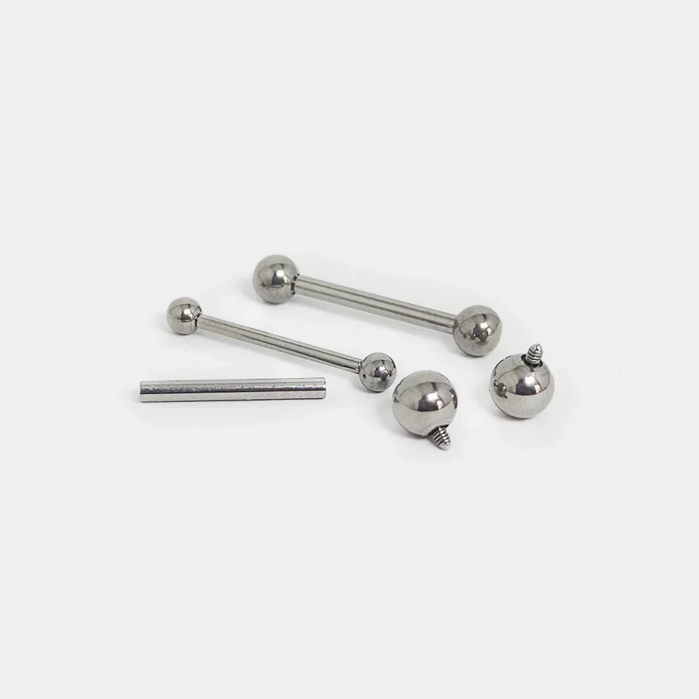 F136 Titanium Piercing 14G Bar - Tongue Barbell Straight avis et prix