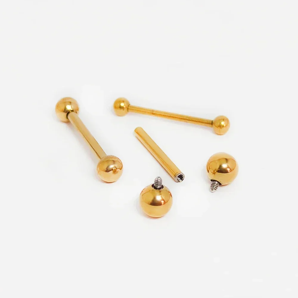 F136 Titanium Piercing 14G Bar - Tongue Barbell Straight avis et prix