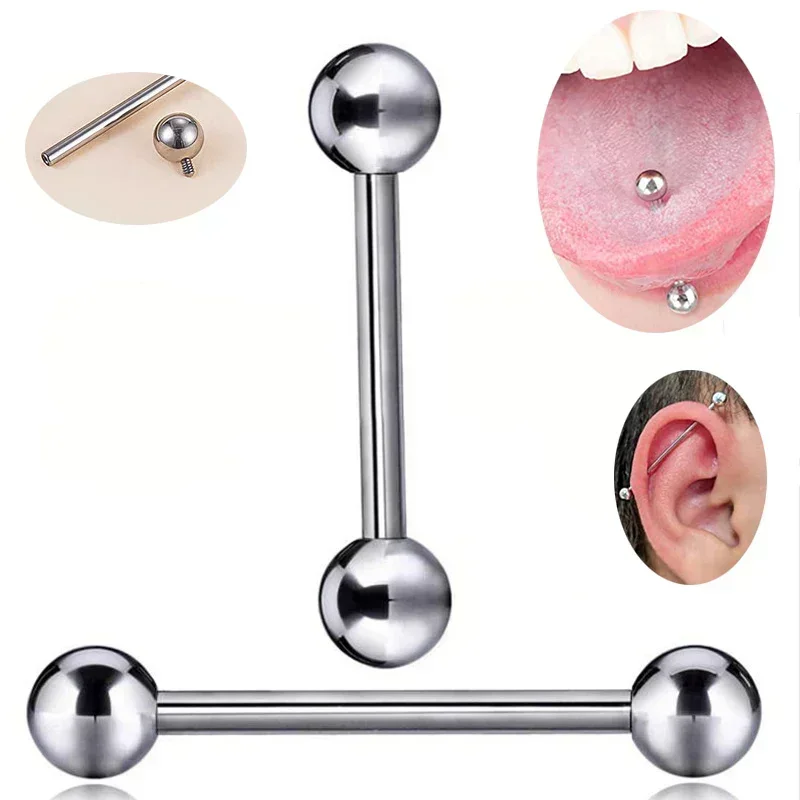 F136 Titanium Piercing 14G Bar - Tongue Barbell Straight avis et prix