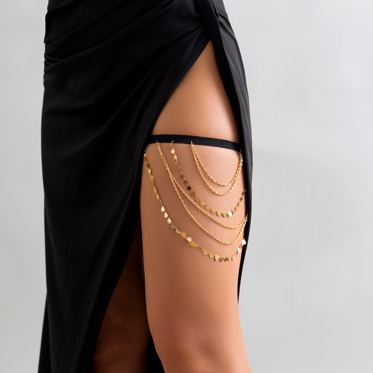 Boho Sexy Elastic Band Bandage - Body Jewelry Thigh Chain avis et prix