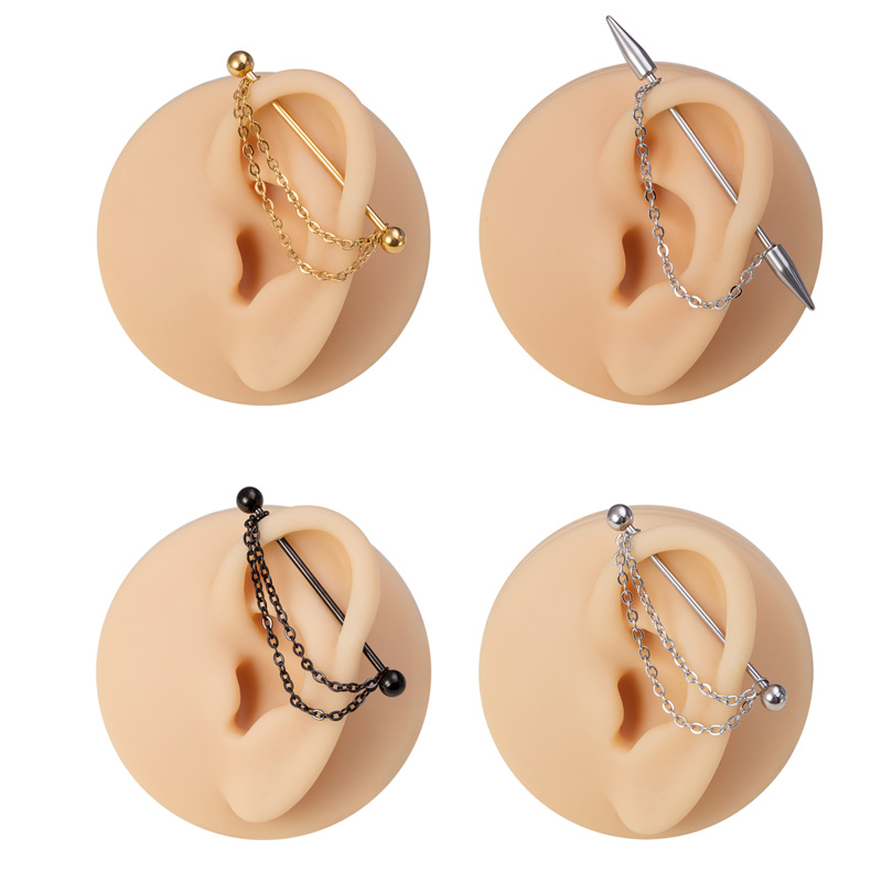 1pc Industrial Piercing Barbel - Body Jewelry Industrial avis et prix