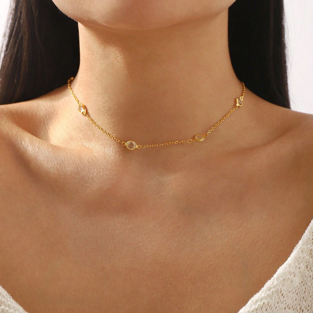 1PC Gold Back Chain Women Y-ta - Body Jewelry Back avis et prix