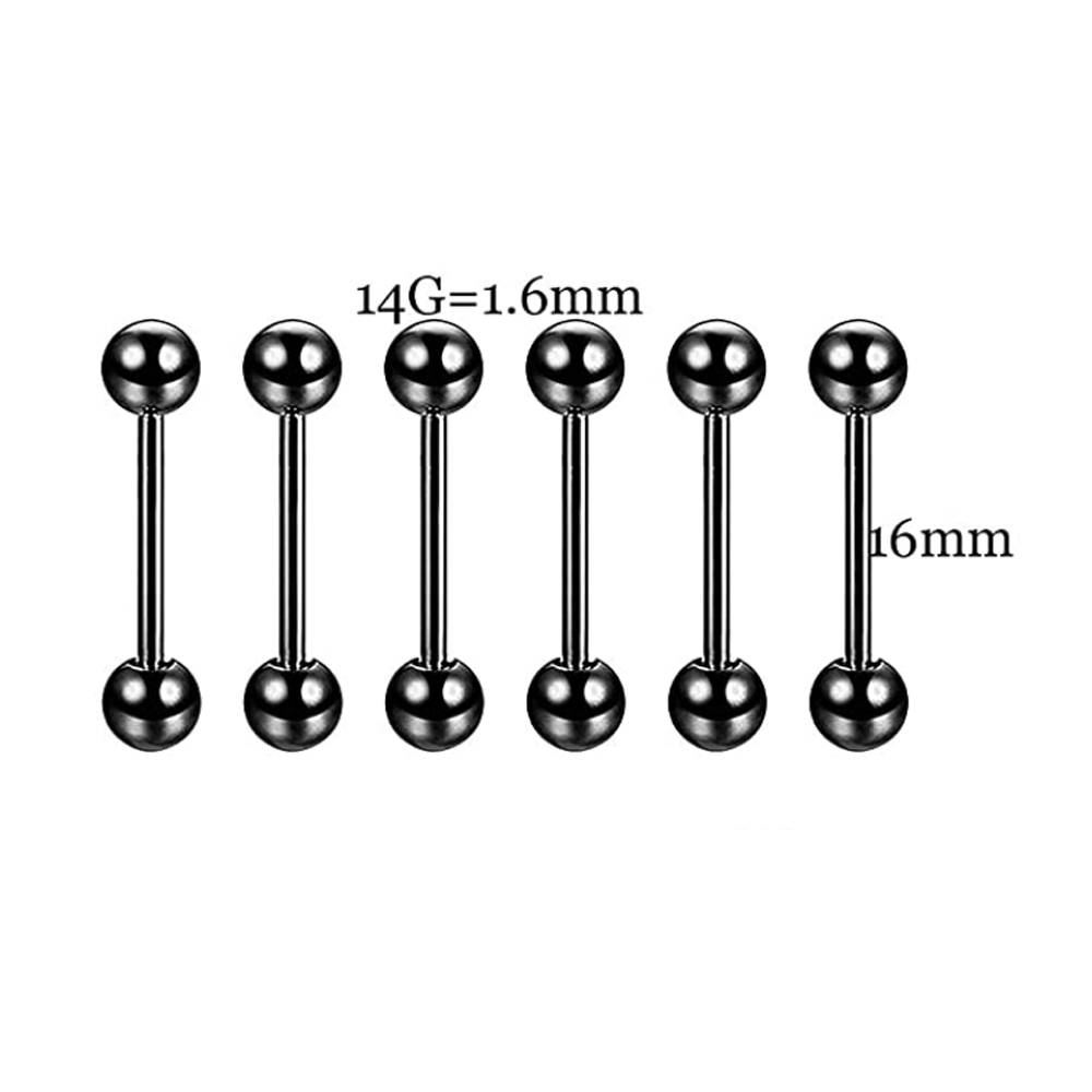 6 PCS Professional Piercing Ki - Body Jewelry Nipple Rings avis et prix