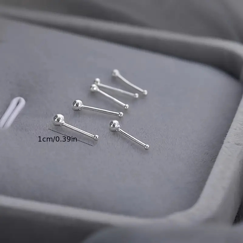 2pcs Ear Piercing Silver Needl - Body Jewelry Implants avis et prix