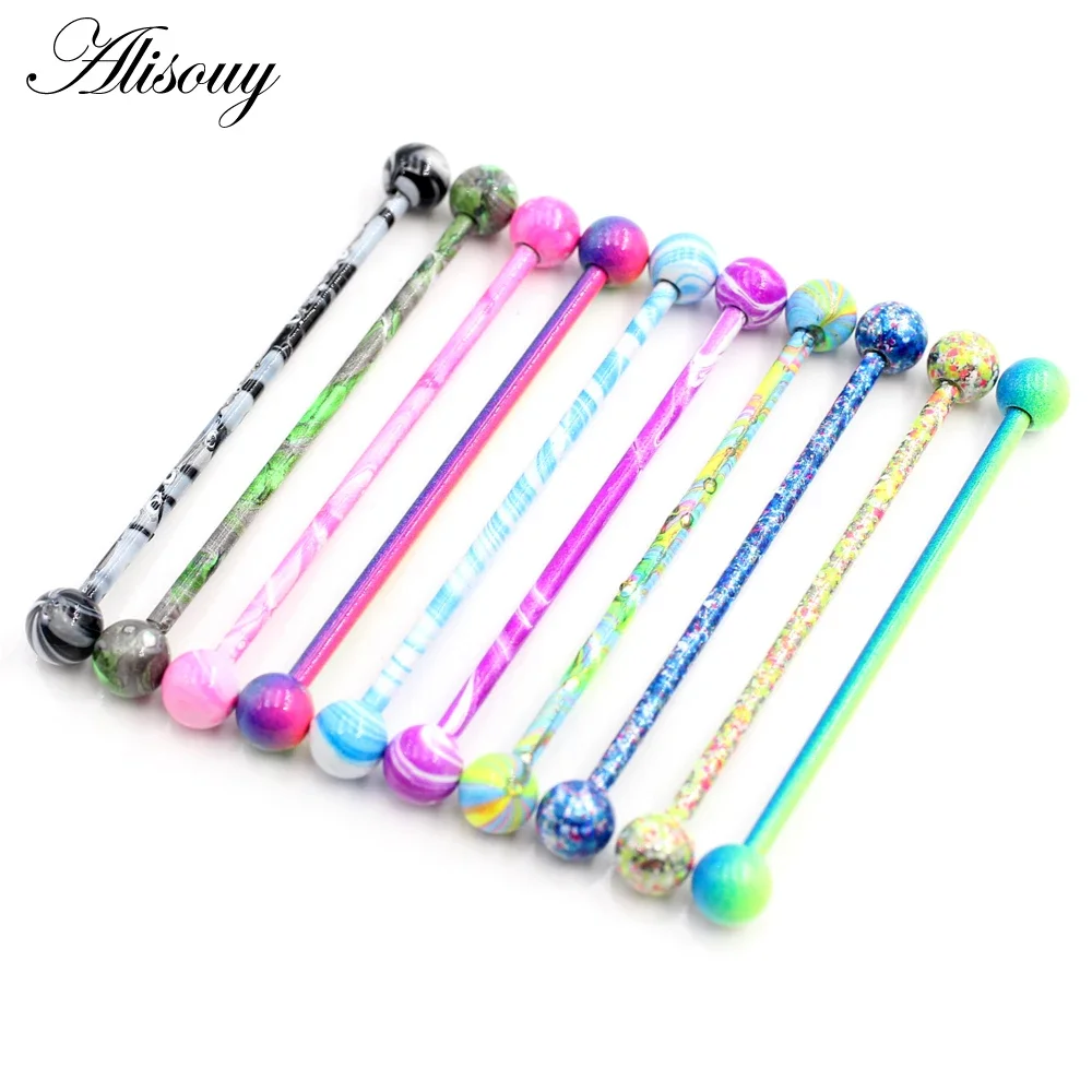 Alisouy 2PC Long Straight Stai - Body Jewelry Industrial avis et prix