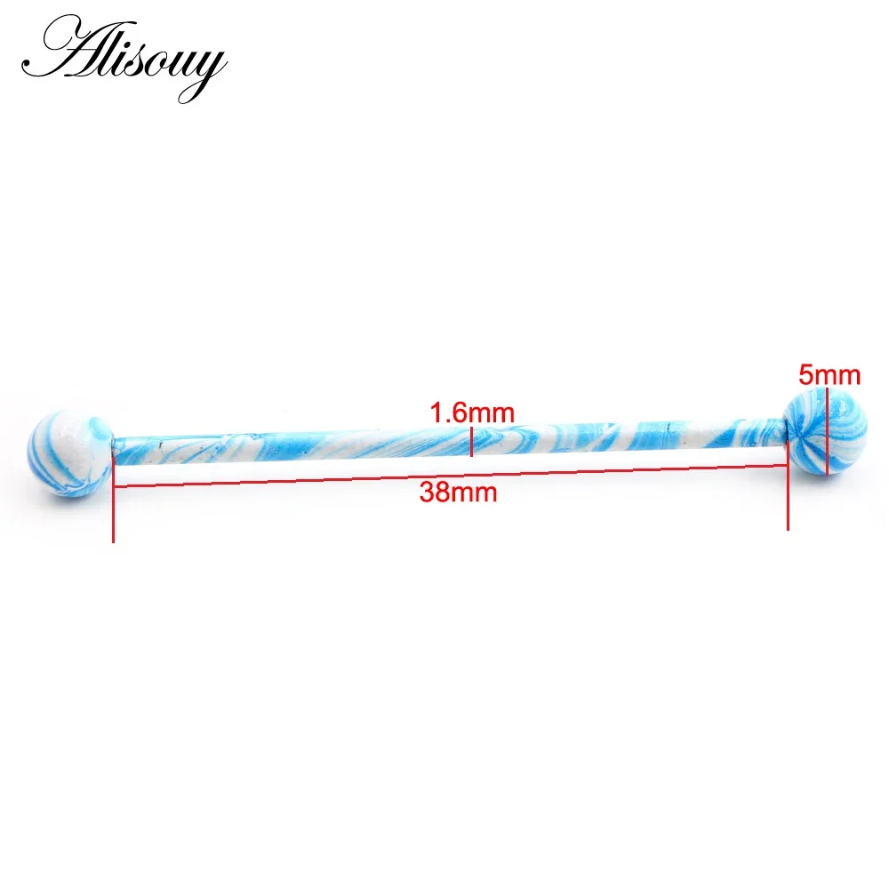 Alisouy 2PC Long Straight Stai - Body Jewelry Industrial avis et prix
