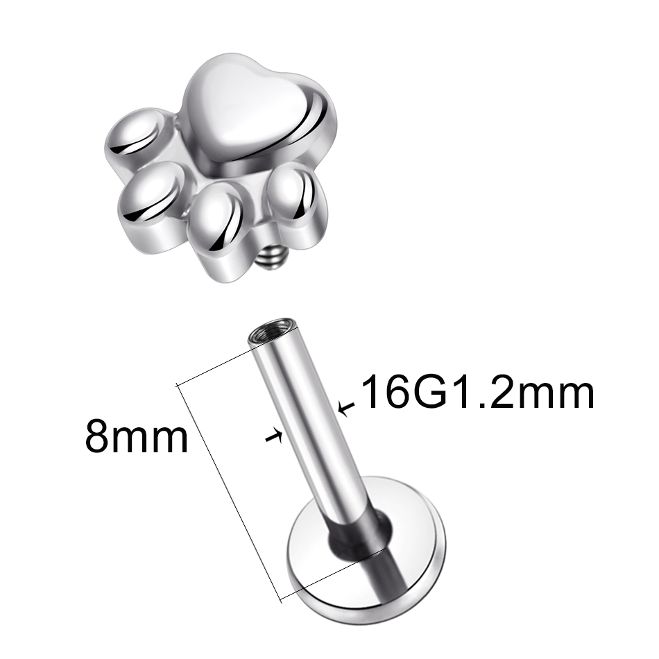 1pcs Implant Grade Titanium Pu - Body Jewelry Implants avis et prix