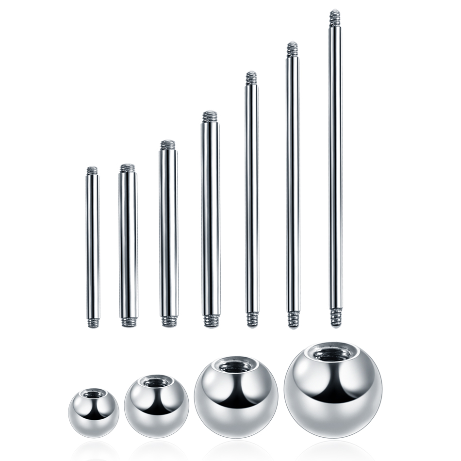 1PC G23 Titanium Straight Barb - Tongue Barbell Straight avis et prix