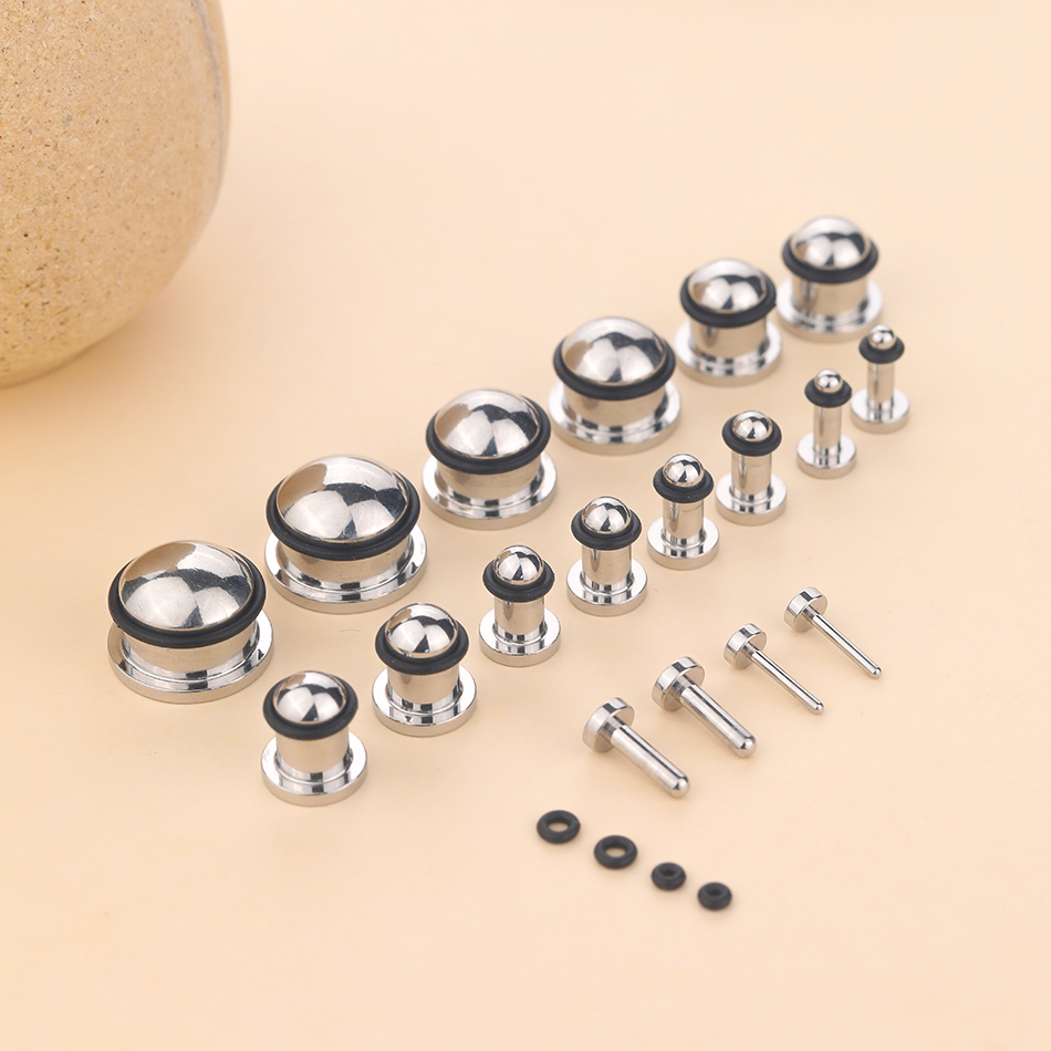 1Pair Stainless Steel Ear Tunn - Body Jewelry Ear Plugs avis et prix