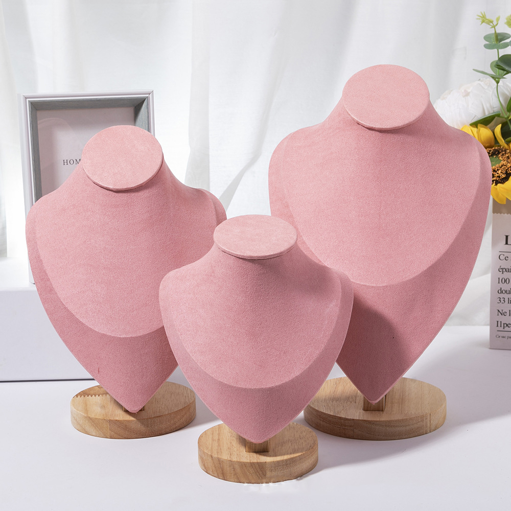 1pc Wooden Mannequin Bust Neck - Body Jewelry Holder avis et prix