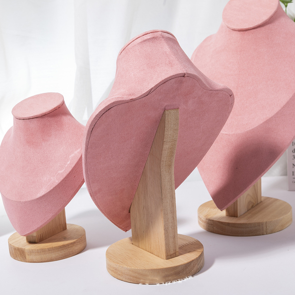 1pc Wooden Mannequin Bust Neck - Body Jewelry Holder avis et prix