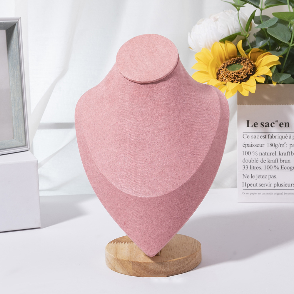1pc Wooden Mannequin Bust Neck - Body Jewelry Holder avis et prix