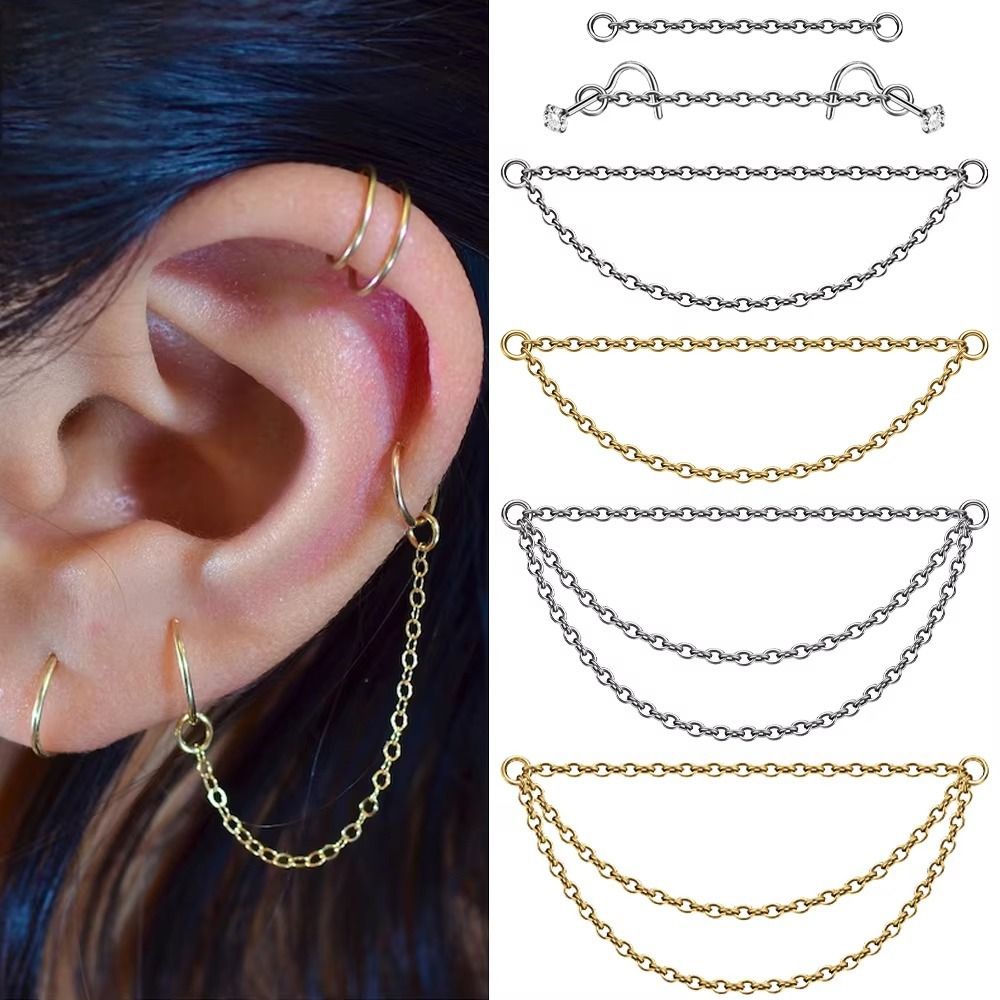 Fashion Titanium Nose Chain Th - Body Jewelry Piercing avis et prix