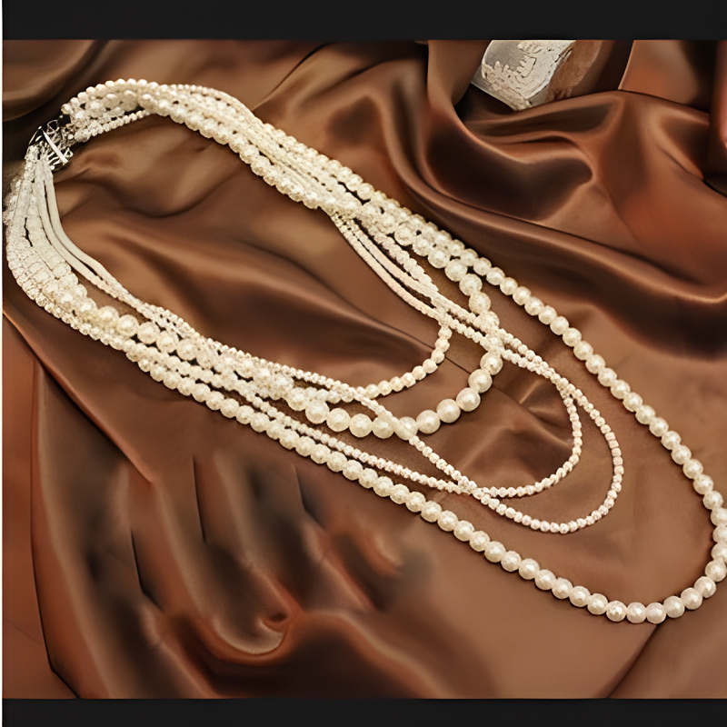 Vintage Pearl Multi-Layered Bo - Body Jewelry Thigh Chain avis et prix