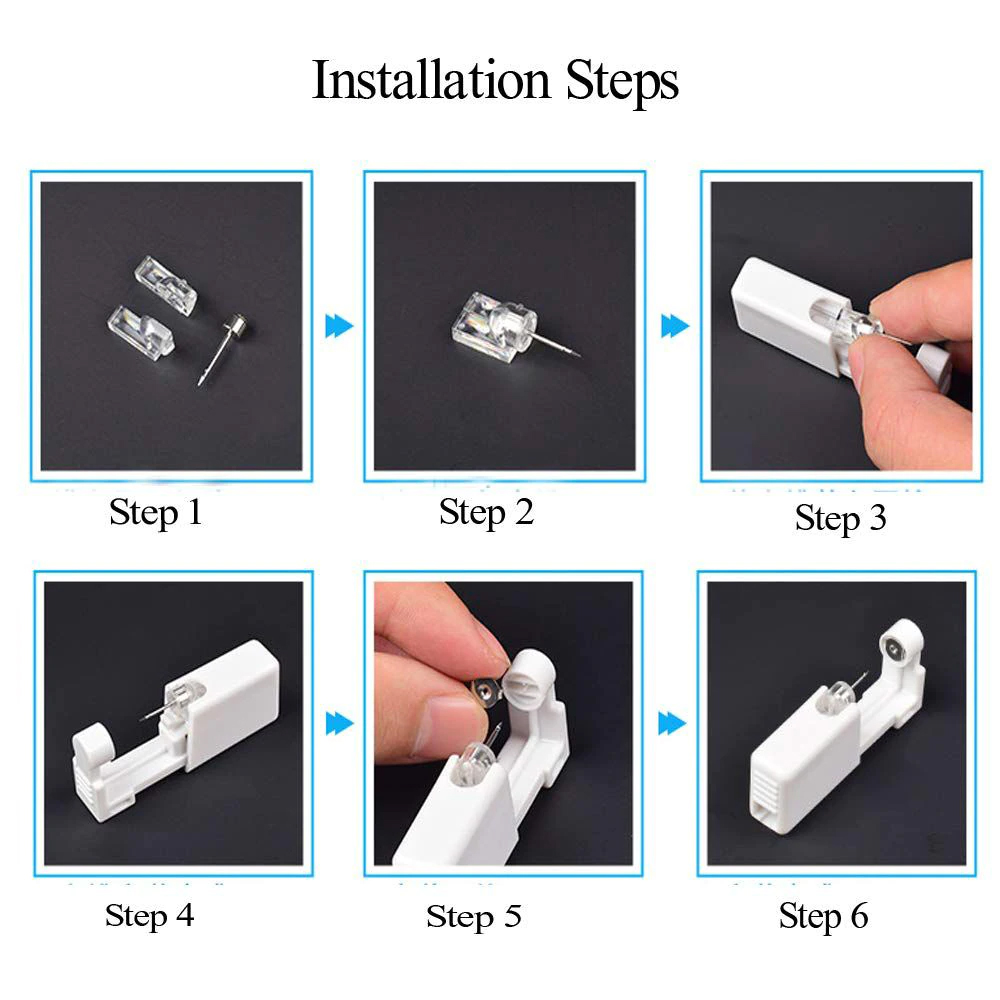 1-20Pcs/set Ear Piercing Gun D - Body Jewelry Ear Plugs avis et prix