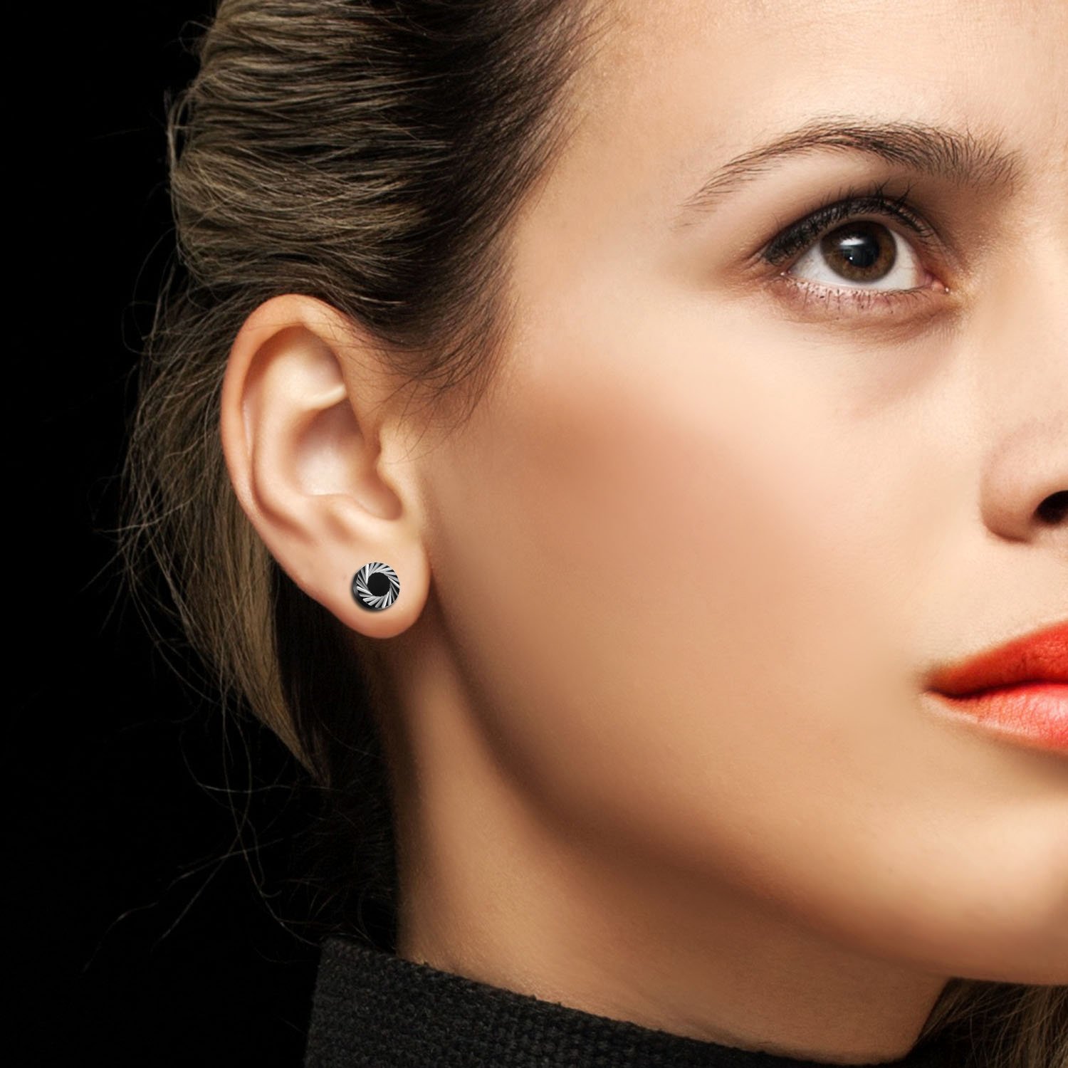 2Pcs/6Pcs Black Stainless Stee - Body Jewelry Ear Plugs avis et prix