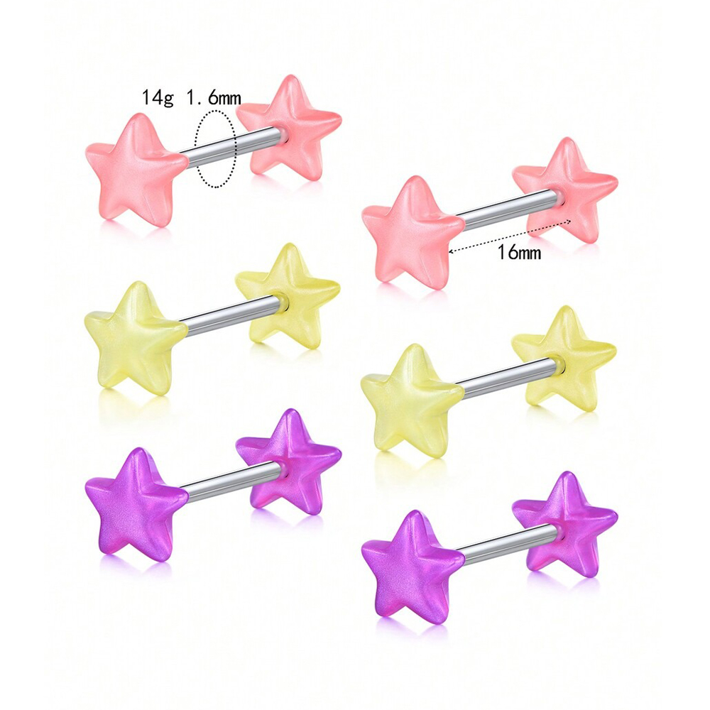 16mm 14G Stainless Steel Strai - Tongue Barbell Straight avis et prix