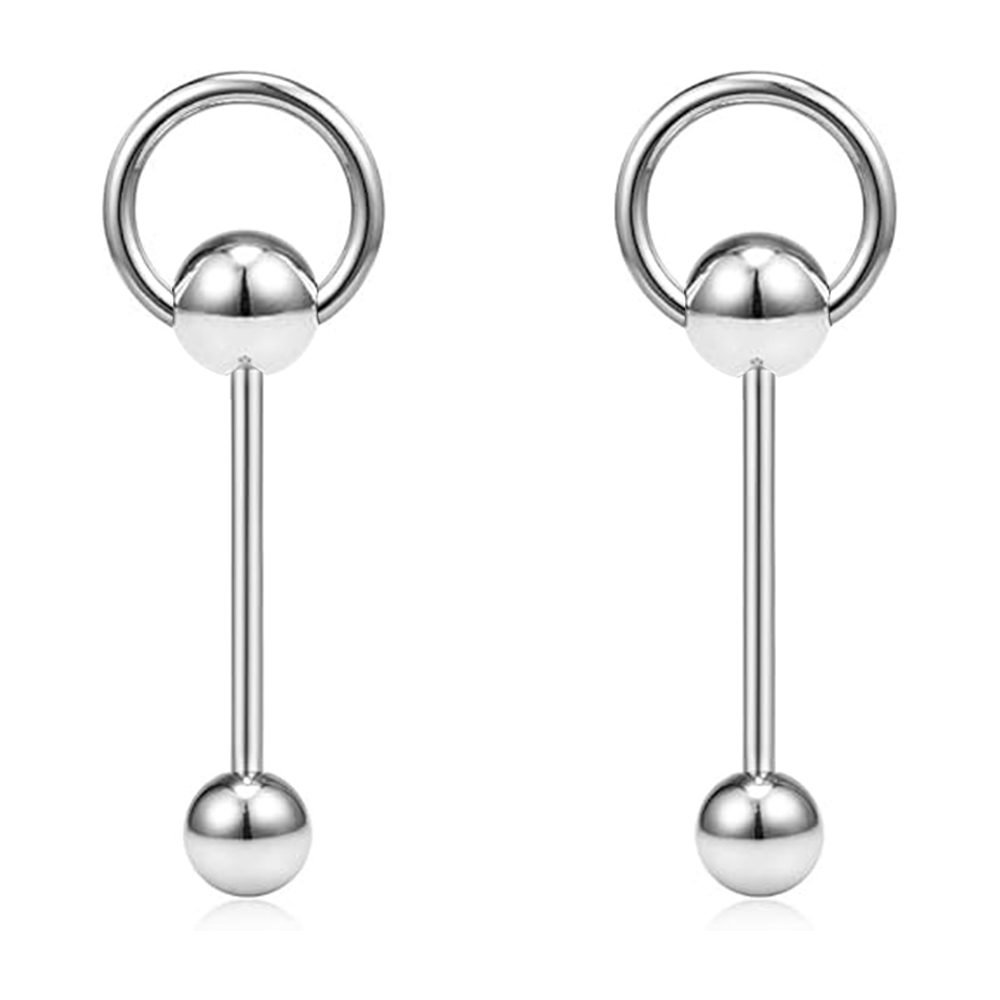 Bulk 14g 1.6mm Surgical Steel  - Tongue Barbell Straight avis et prix
