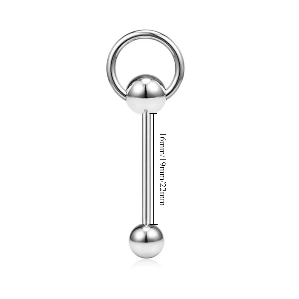 Bulk 14g 1.6mm Surgical Steel  - Tongue Barbell Straight avis et prix