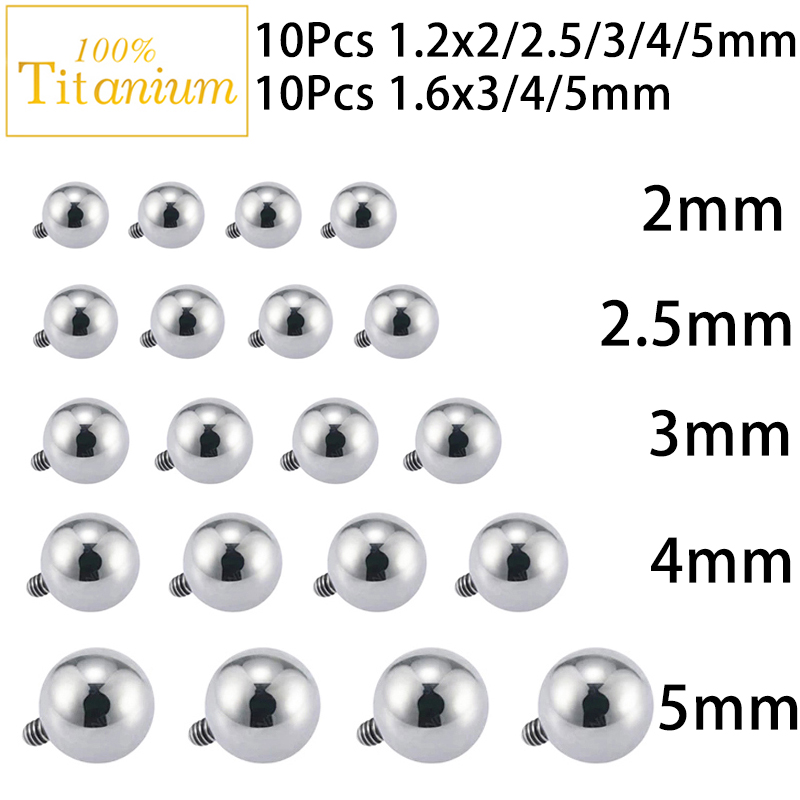 10Pc Implant Grade ASTM G23 Ti - Body Jewelry Implants avis et prix
