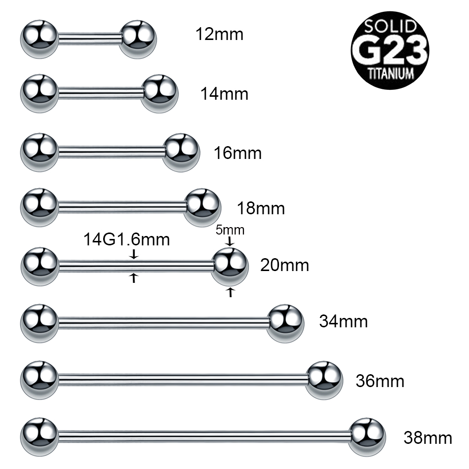 1/5PCS Titanium External Threa - Body Jewelry Industrial avis et prix