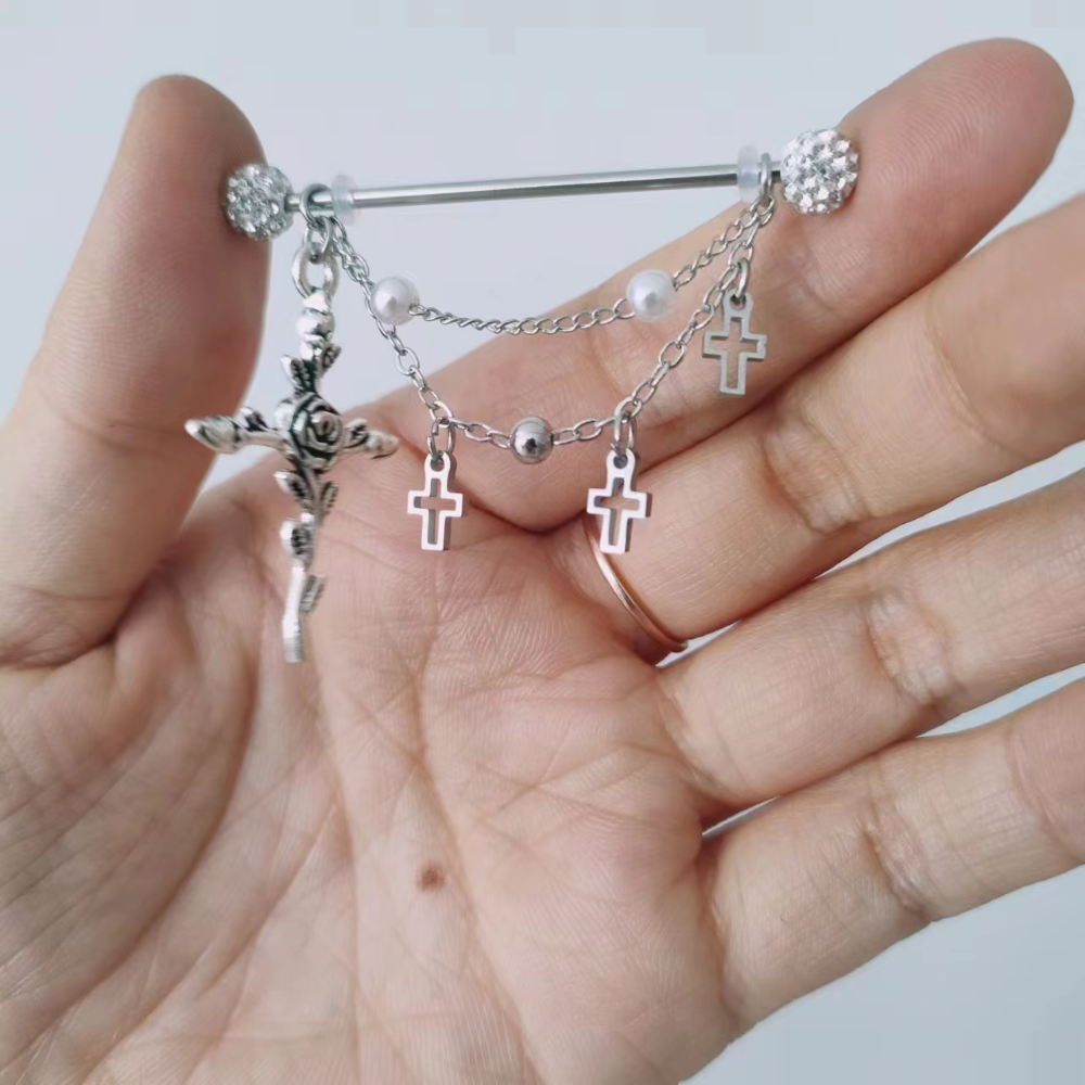 1PC Industrial Scaffold Barbel - Body Jewelry Industrial avis et prix