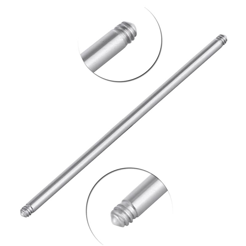 10PCS 4-42mm 316L Surgical Ste - Tongue Barbell Straight avis et prix