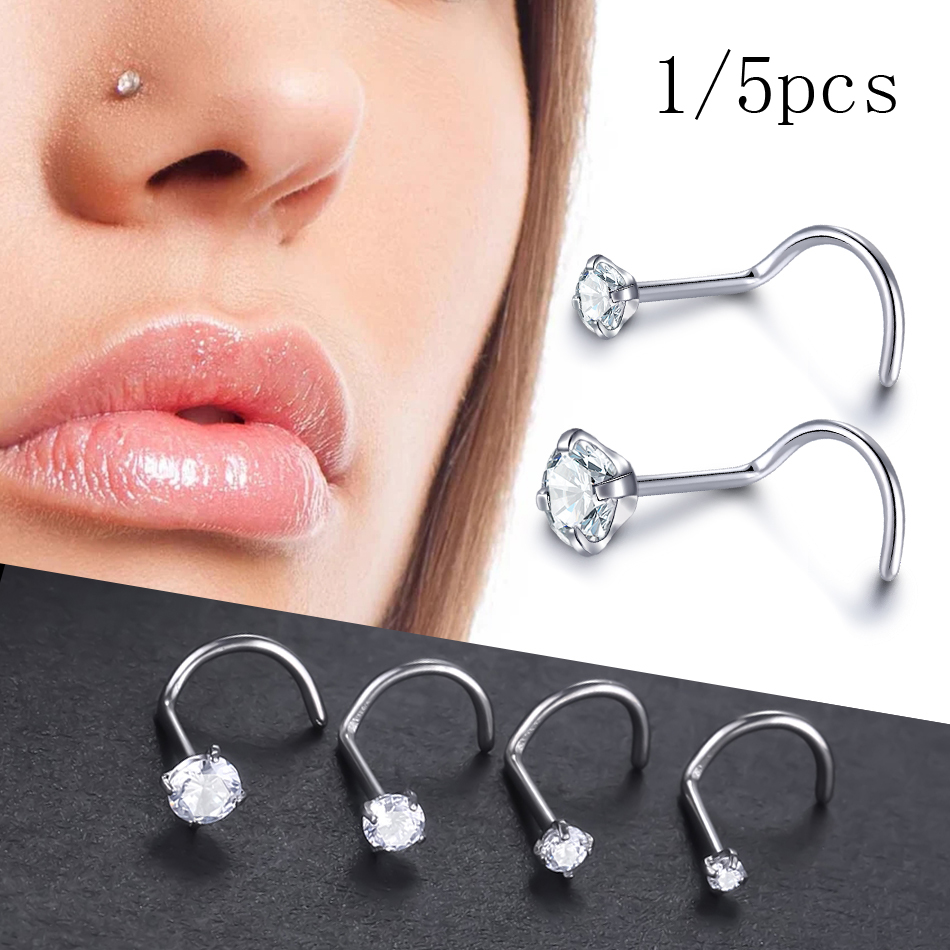 Implant Titanium Nose Stud Rin - Body Jewelry Implants avis et prix