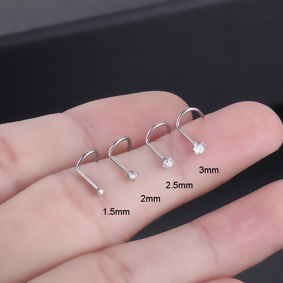 Implant Titanium Nose Stud Rin - Body Jewelry Implants avis et prix