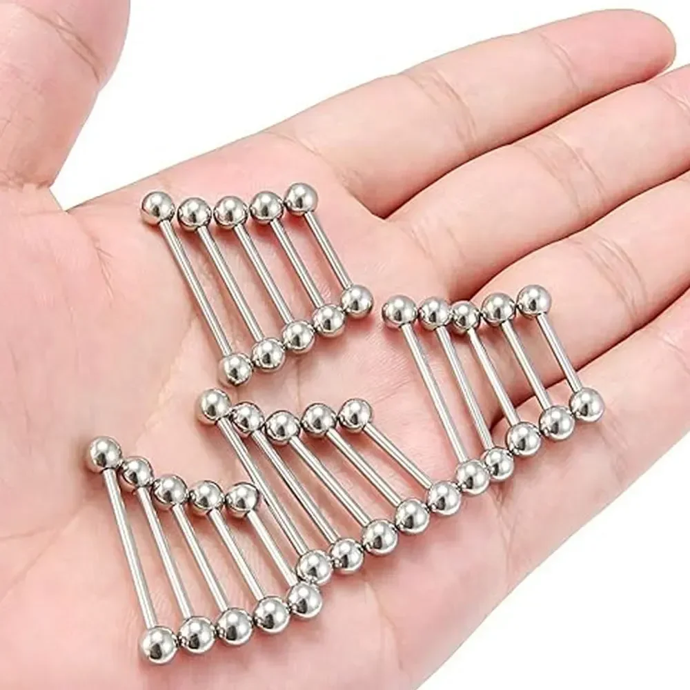 1/10pcs F136 Implant Grade Tit - Tongue Barbell Straight avis et prix