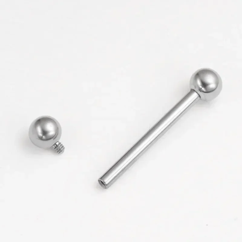 1/10pcs F136 Implant Grade Tit - Tongue Barbell Straight avis et prix