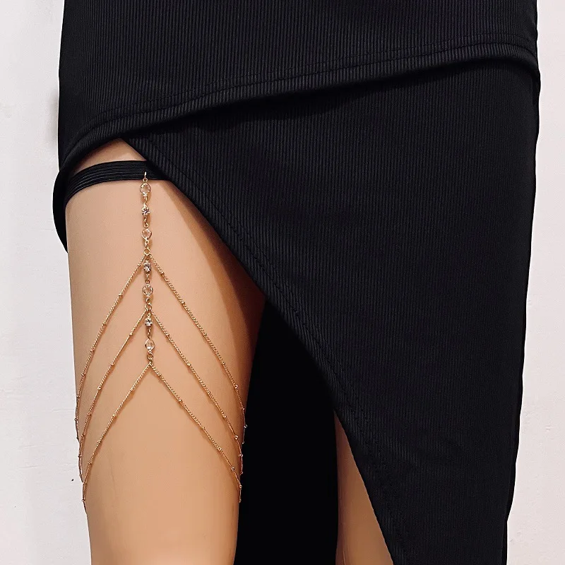 Fashion Summer Bohemian Thigh  - Body Jewelry Thigh Chain avis et prix