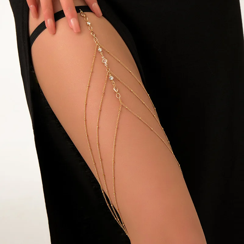 Fashion Summer Bohemian Thigh  - Body Jewelry Thigh Chain avis et prix