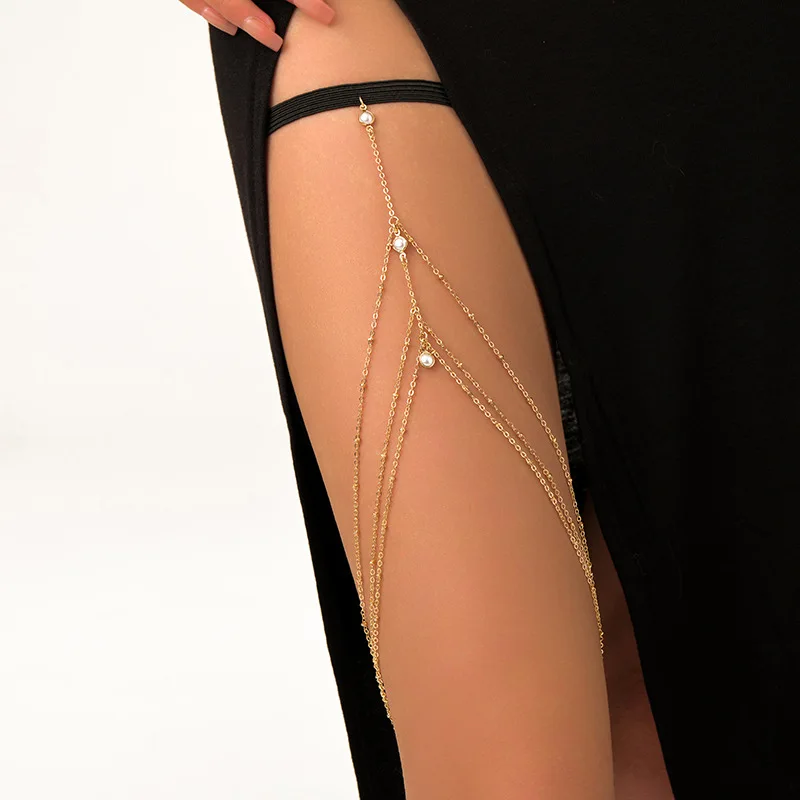 Fashion Summer Bohemian Thigh  - Body Jewelry Thigh Chain avis et prix