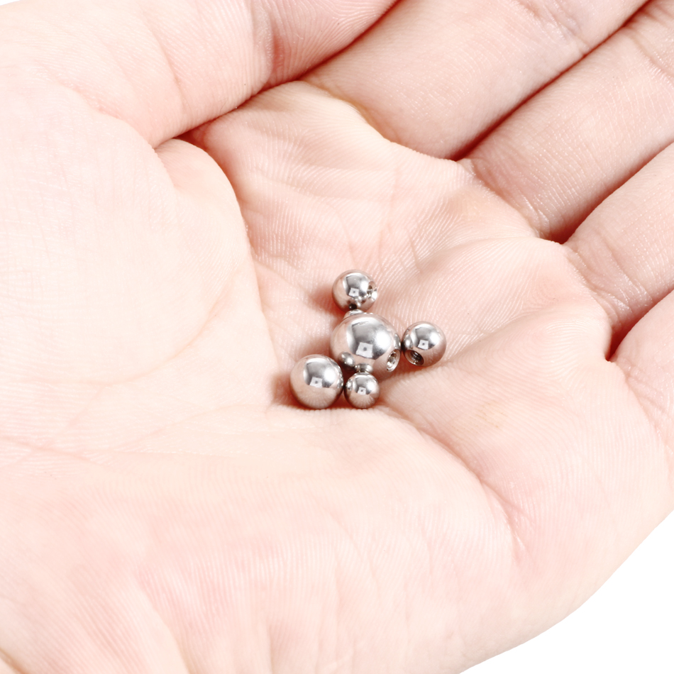 100Pcs/lot Stainless Steel Scr - Body Jewelry Nipple Rings avis et prix