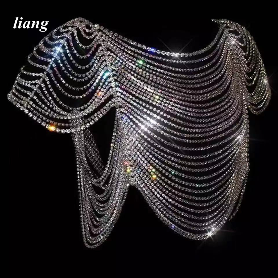 Sexy Body Chain Bikini Vest br - Body Jewelry Vest avis et prix