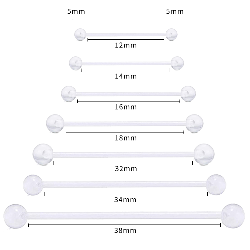 5Pcs Set Body Piercing Jewelry - Body Jewelry Industrial avis et prix