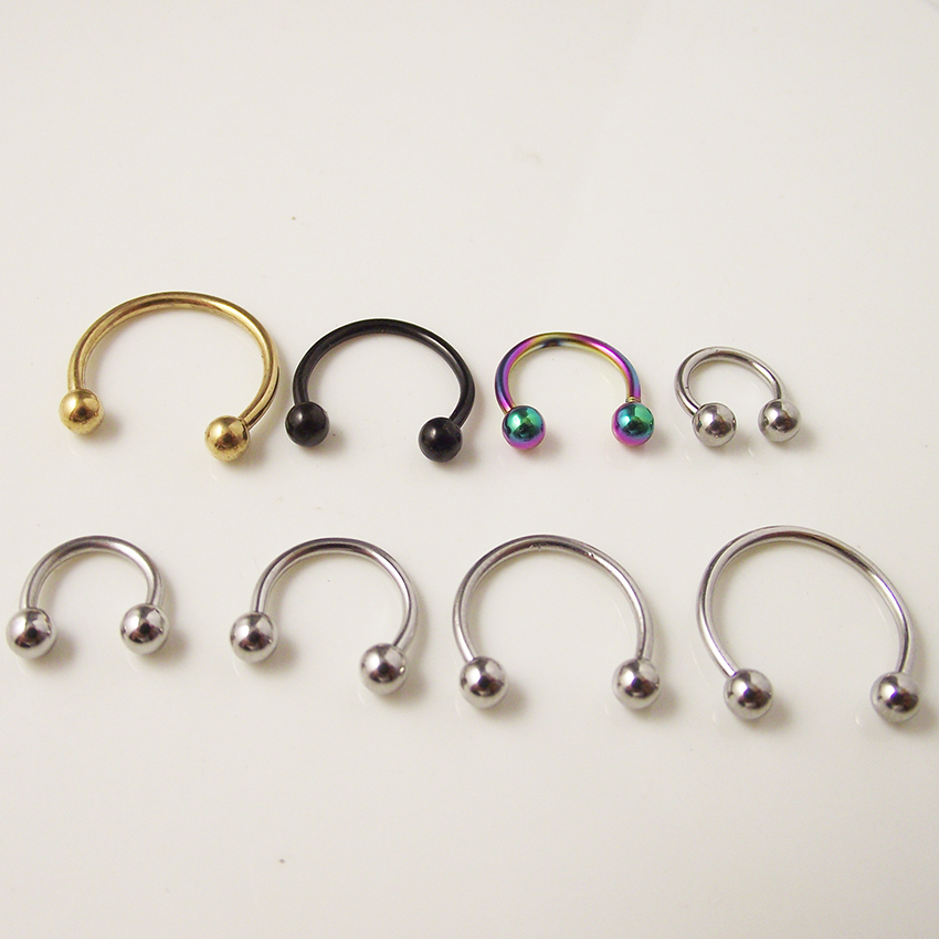 2pcs  0.8mm 1.2mm 20G 16G Ball - Body Jewelry Ear Plugs avis et prix