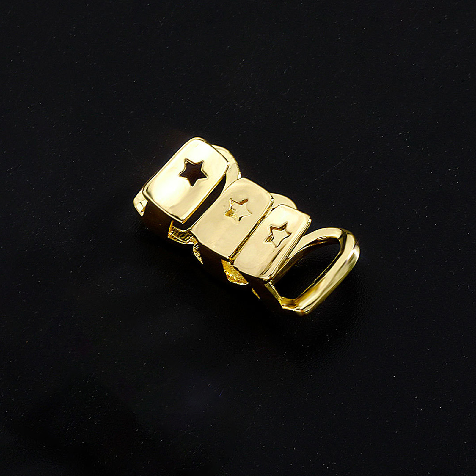 Rhinestone Teeth Cover Gold Pl - Body Jewelry Piercing avis et prix