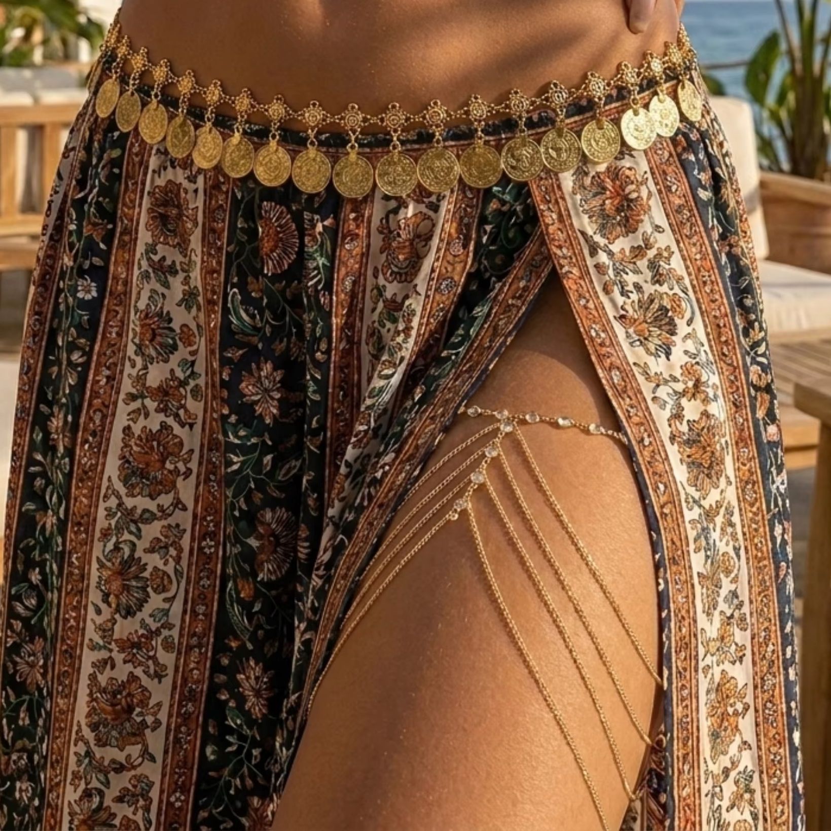 Sexy Crystal Bead Multilayer L - Body Jewelry Thigh Chain avis et prix