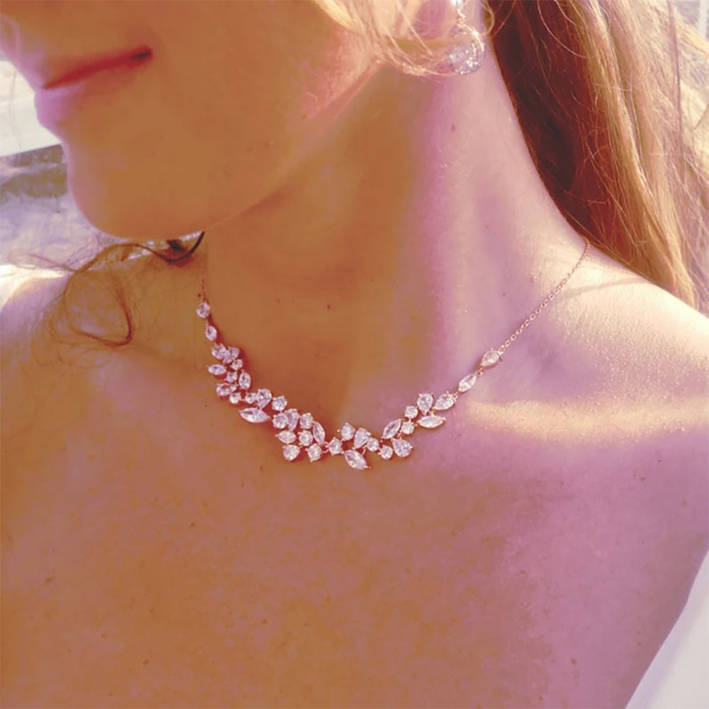 Luxury Leaf Silver Body Chain  - Body Jewelry Back avis et prix