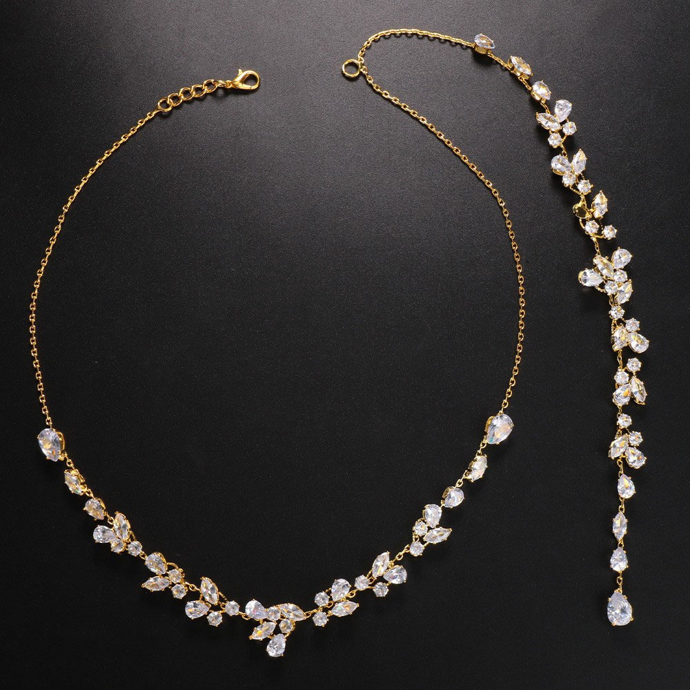 Luxury Leaf Silver Body Chain  - Body Jewelry Back avis et prix