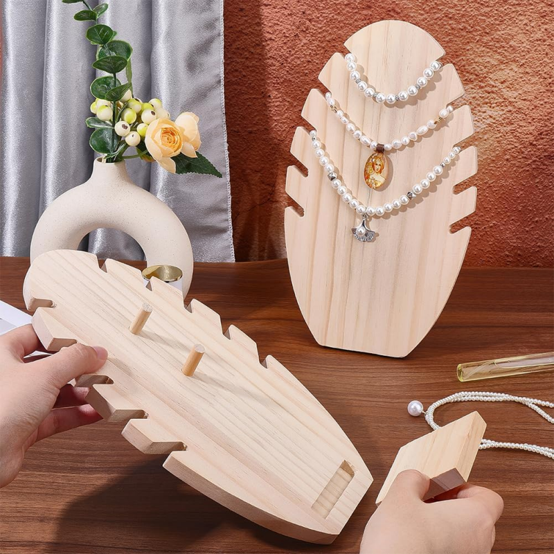 Walnut Wood Detachable Mannequ - Body Jewelry Holder avis et prix